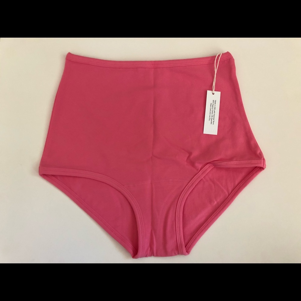 NWT ARQ High Rise Undies SzMed Bubblegum Pink